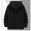 Autumn Winter Velvet Hoodie Shake Grain Velvet Coat Warmth Men