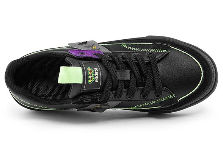 Men's Sneakers Kappa Skate Shoes Unisex Low-top Black/Purple/Green