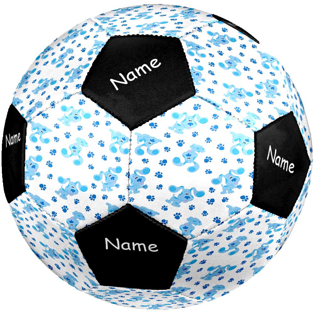 Custom Name Blue's Clues Theme Size 5 Soccer Ball, Suitable for Both Indoor and Outdoor Matches, a Gift Suitable for Everyone.