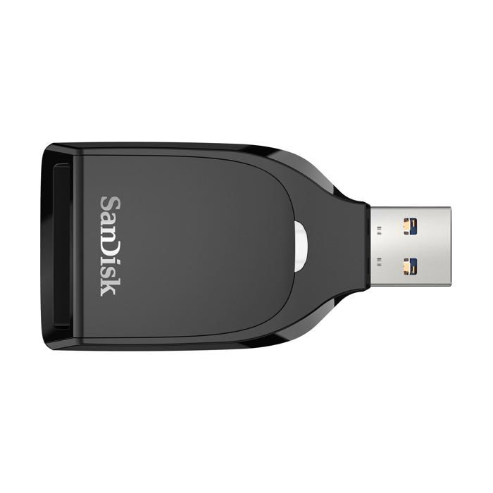 Lecteur de carte sd - sandisk - quickflow - usb-a - compact - vitesse de transfert élevée