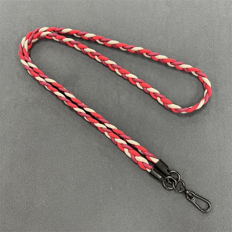 1Mm Polyester Woven Mobile Phone Lanyard Color Strap Rope Badge Camera Key Crossbody Diagonal Cross Hanging
