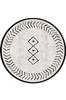 Rovigo Home Washable Round Printed Carpet RHM7000