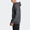 Adidas Core18 Fz Hoody Logo Print Zip Jacket Men Jacket Gray FT8070