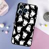 iPhone16 mobile phone case ghost, cute, scary mobile phone case, painted anti-drop for anti-drop mobile phone