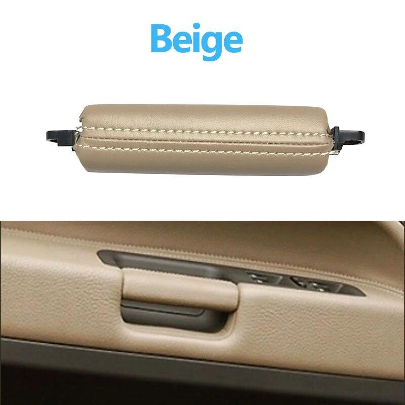 Bil Innvendig Dør Venstre Høyre Førerside Skinn Trekkhåndtak For VW Volkswagen Touareg 2003 2004 2005 2006 2007 2008 2009 2010