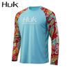 HUK Fishing Suit Men's New Summer Upf + 50 Ice Silk Light and Breathable Quick-drying Fishing Long-sleeved Luya Fishing Suit