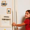Holiday Kitchen Accessories Christmas Ghost/Dog/Cat Fridge Magnets, Retro Wooden Photo Frame Refrigerator Magnet, Strong Magnetic Creative Party