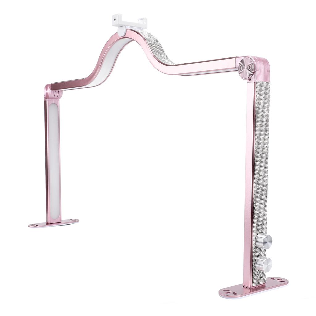 Tisch Nagellampe 3000K-6000K LED Nagellampe Faltbare Große Nagellampe mit Handyhalter für