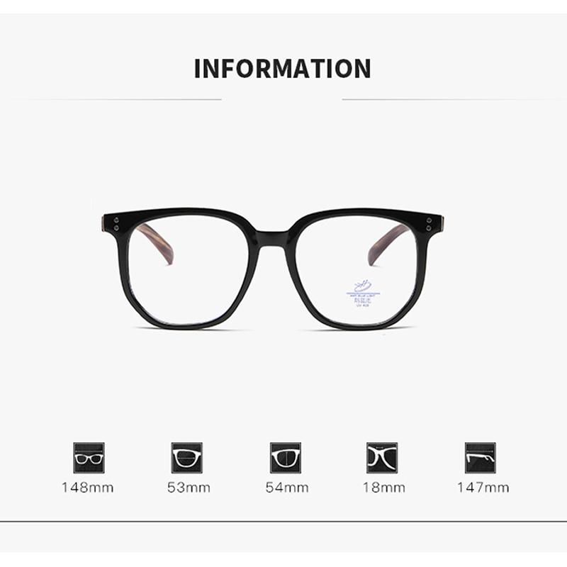 New Reading Glasses Anti Blue Light Women Eyeglasses Frame Fashionable Retro Large Frame Glasses Trendy Woodgrain Hd Presbyopia Glasses for Men