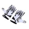Kids Football Gloves Anti Slip Silicone Breathable Soft Elastic Adjustable Wrist White Youth Wide Re
