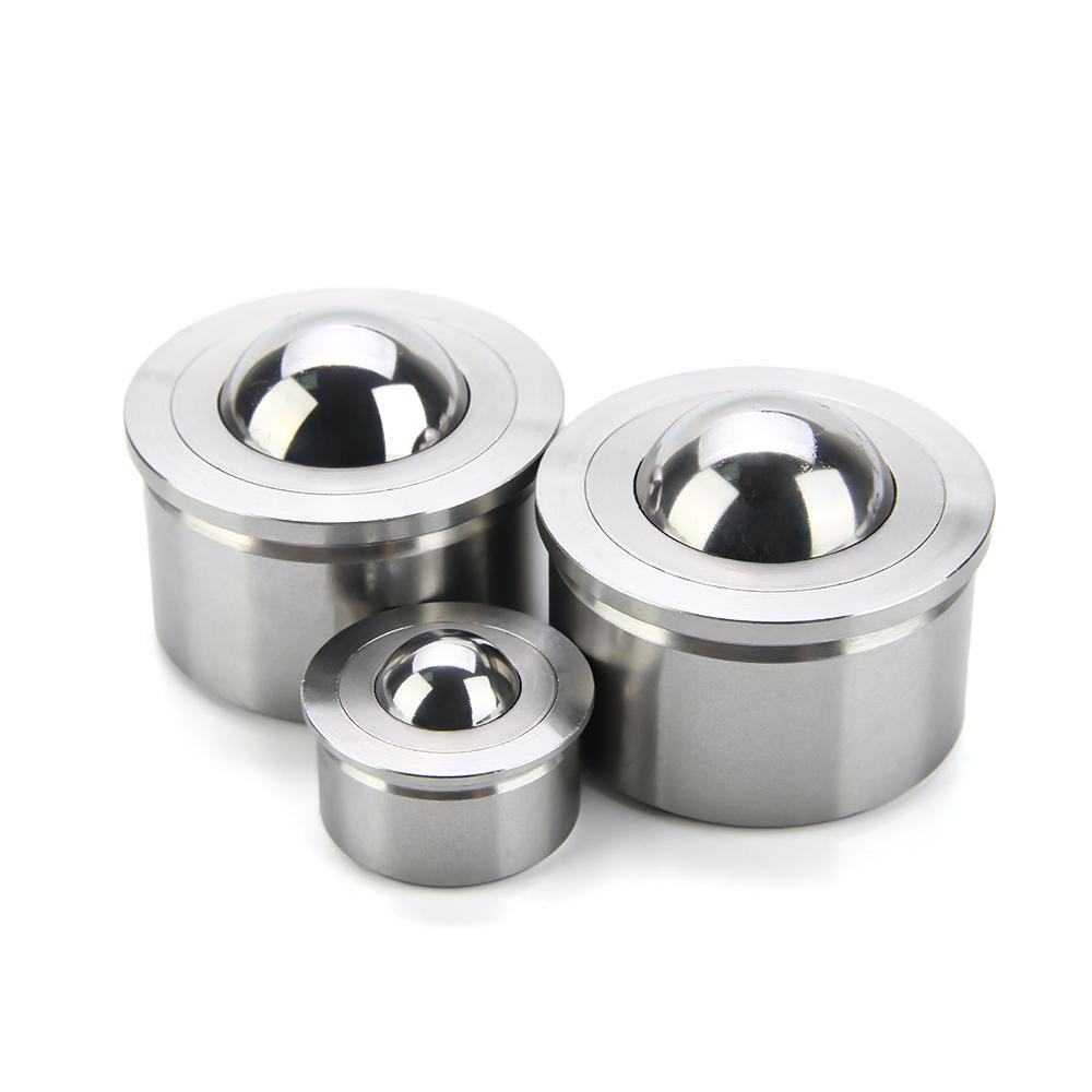 Dia 7.5/9/11/15/18/24/30mm Round Eye Wheel Ball Roller Eye Wheel Bearing Transfer Caster Light/Heavy-duty Universal Roller Wheel Ball