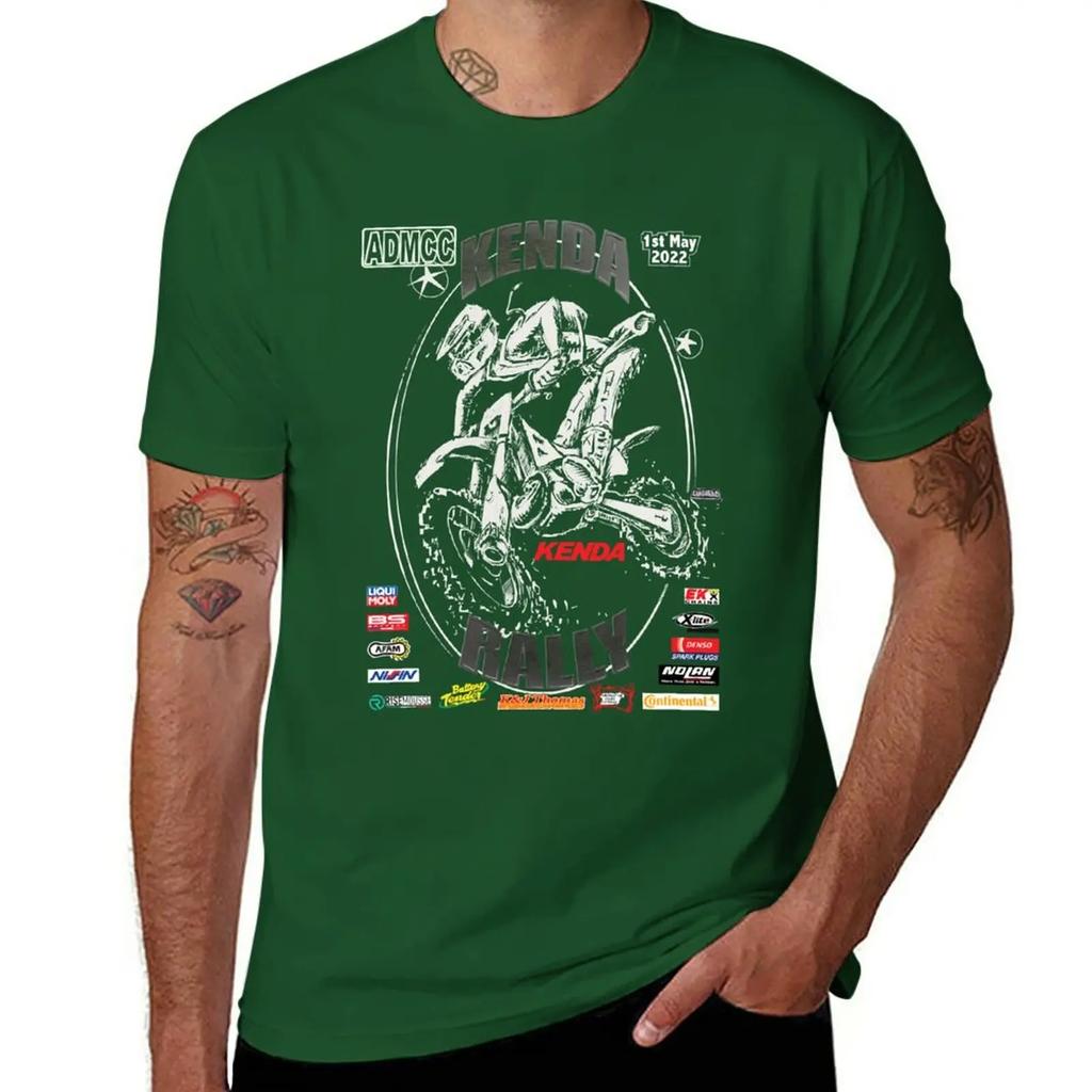 2022 Kenda Rally T-Shirt Plain Cute Clothes Blacks T Shirts for Men Graphic