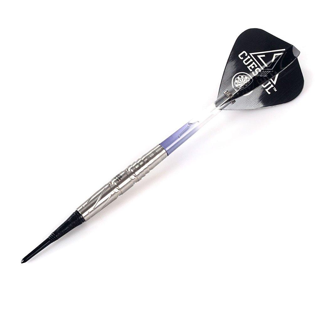 Cuesoul 20g Tungsten Soft Tip Darts Set, 95% Tungsten