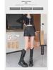 Women's High-Waisted PU Leather A-Line Shorts for Autumn/Winter 2023