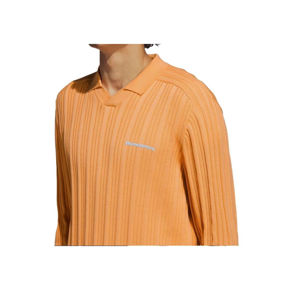 Adidas X Pharrell Williams Knit Long-Sleeve Jersey Hazy Orange Unisex Tops IC1405