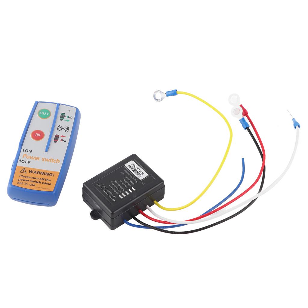 12V Electric Winch Wireless Remote Control System Transmitter Receiver Kit for Truck ATV SUV