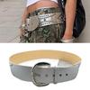 Y2K Punk Belt PU Leather Hiphop Jeans Belt New Waistband
