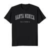 Santa Monica California Classic Short Sleeve Men's T-Shirt and Kids Tshirt