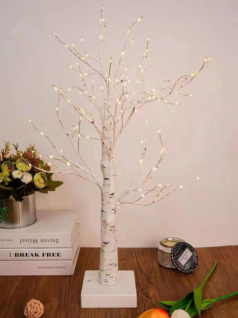 Starry Tree LED Copper Wire String Lights - Touch Switch Night Light