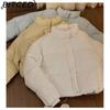 BITCED Autumn Women's Urban Casual Puffer Coat Cotton Jacket Fashionable Elegant Outerwear