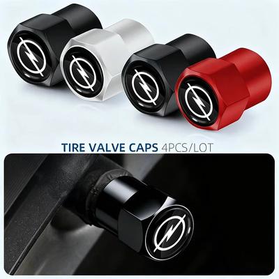 4 Stück Auto Aluminiumlegierung Reifenkappe Ventilkappe Zubehör für Astra j g Insignia Corsa d Vectra c Zafira a Auto Gadgets