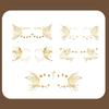 3D Butterfly Eye Tattoo Stickers: Long-lasting, Waterproof, Sweatproof for Stage Makeup