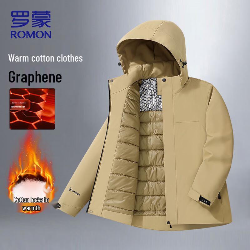 ROMON Men's Graphene Winter Outdoor Jacket