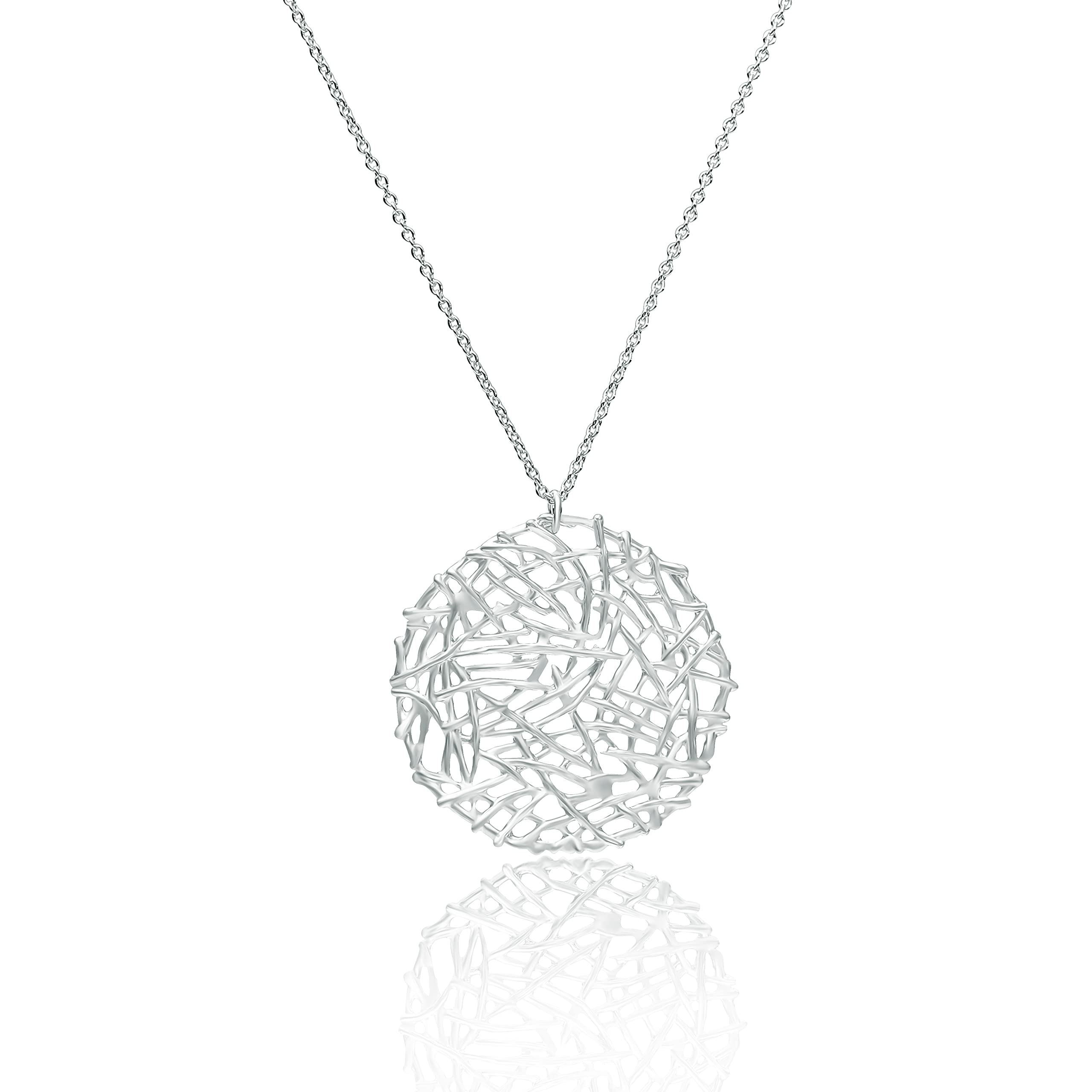 [NAOTJEWELRY] [Naot Jewelry] Женское колье Колье-сетка Серебряное