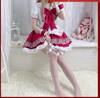 2023 Christmas & New Year Red Riding Hood Cosplay Maid Skirt - Lolita Dress Gift