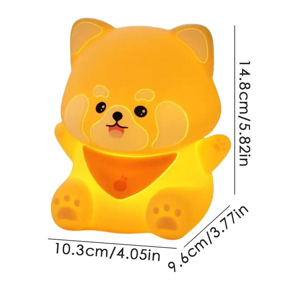 

Rechargeable LED Night Light Cute Raccoon Night Lamp for Bedroom 2 Level Brightness Bedroom Bedside Decor Children Gift Toy