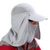 360 Degree Quick Drying UV Protection Cap Neck Ear Flap Cover For Outdoors(grey)