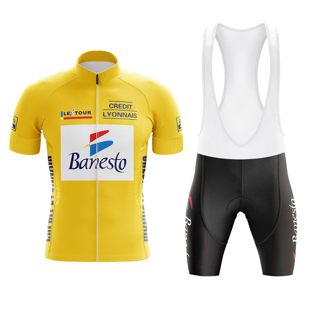 2026 Retro Cycling Jersey Set Men Short Sleeve Cycling Clothing Bib Shorts Gel Breathable Pad Classic Team Bike Kit Triathlon