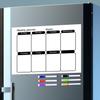 Multi-Style Magnetic Message Board: Wipeable Refrigerator Whiteboard Sticker