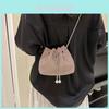 Stylish Chain Crossbody Bucket Bag 2023 New Large Capacity Pu Leather Trendy Handbag