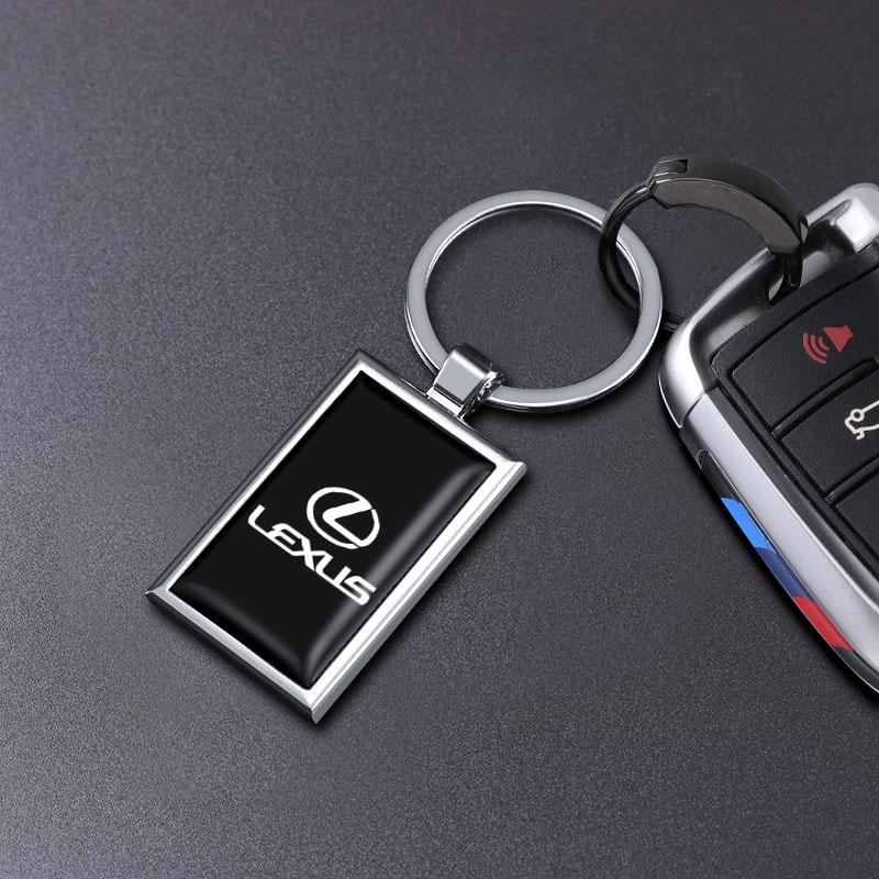 1Pcs Zinc Alloy Car Keyring Pendant Men Auto Emblem Keychain For Lexus LS LC RZ IS350 ES300 GS350 CT200h GX460 LX570 RX500h