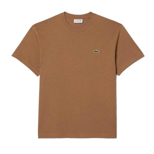 Lacoste Herren T-Shirt aus Baumwolle mit gesticktem Logo