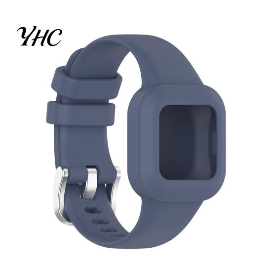 Watchband Watch Band One-piece Soft Silicone Wrist Bracelet Strap for Garmin Fit JR3/Vivofit Jr.3
