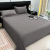Solid Color Washed Cotton Bed Sheet for Dormitory Single Bed - Duvet Cover
