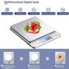 Rechargeable 3000G/0.1G Food Weighing Scale Digital Kitchen Scale Weight Grams Cooking Baking