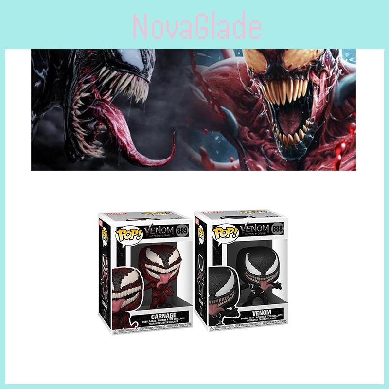 Venom Pop Carnage Vinyl Action Figure Singular Exclusive Rare Collectible Model Toy