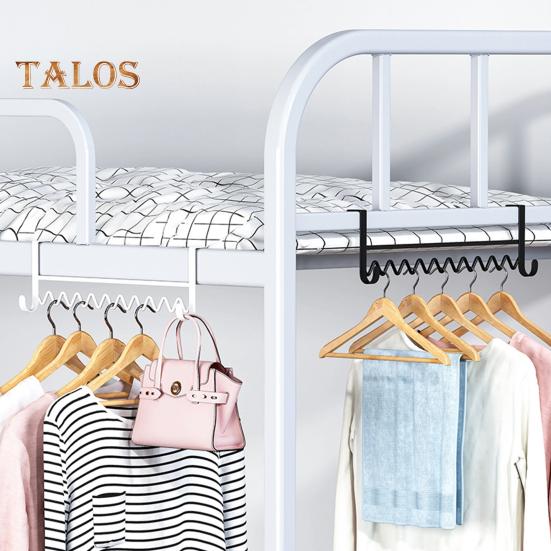 Hanger Fixed Hook Wave Shaped Storage 2 Colors Practical Punch-free Coat Rack Hook Bedroom Accessories