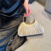 Temperament Satin Pleated Handbag Exquisite Ladies Clutch Bag Elegant Crossbody Bag Girl Gift