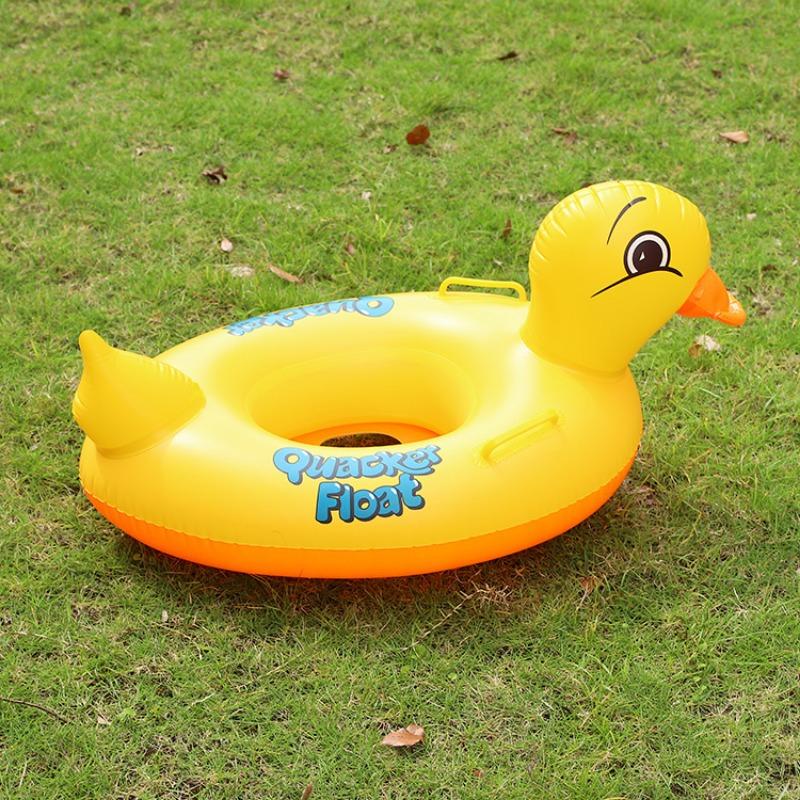 Yellow Duck Inflatable Seat,Ideal for Summer Play & Learning