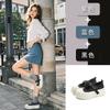 Foam sole Mary Jane shoes 2025 summer new thick sole one-word buckle single shoes casual versatile commuter height increase women's shoes