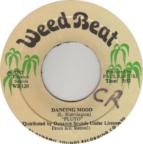 

7inch Record PLUTO SHERVINGTON Dancing Mood Dis Ya Hard Times WB120 Weed Beat 1982 Jamaica Reggae Ska Dub Used