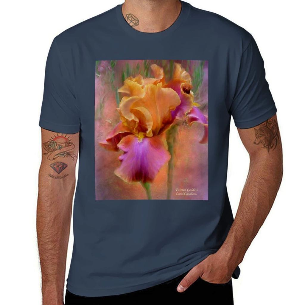 Iris Painted Goddess Tshirt Basic Regular Fit Casual Tshirt
