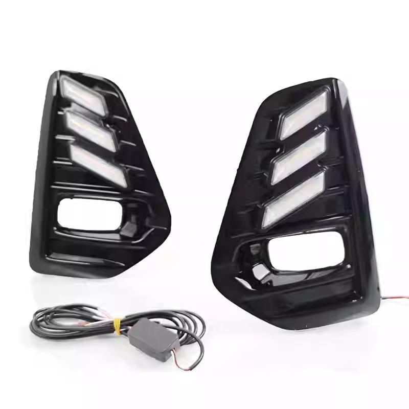 LED Flowing Daytime Running & Fog Light Frame for 2022-2024 Nissan Kicks