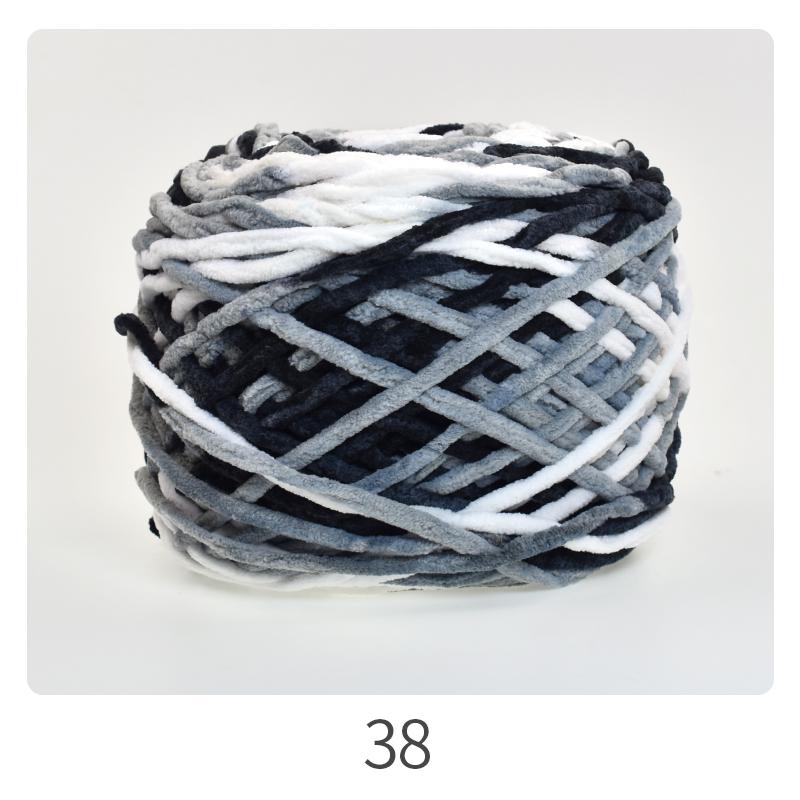 Chunky Ice Silk Yarn for Hand-Knitting: Ideal for Sweaters, Scarves, Bags, Crochet Dolls, and Hooked Shoes