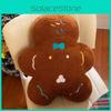Man Plush Gingerbread Toy Stuffed Doll Christmas Decorations Cushion 45cm Gifts