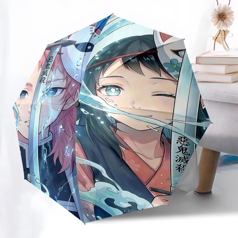 1pc Kaguya-sama: Love is War Outdoor Umbrella - Automatic Opening/Closing, Portable 3-Fold Design with 8-Bone Iron Frame, Perfect Gift for Kaguya-sama